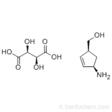 (1S-cis) -4-Amino-2-ciclopentene-1-metanolo D-idrogeno TATTA CAS 229177-52-0